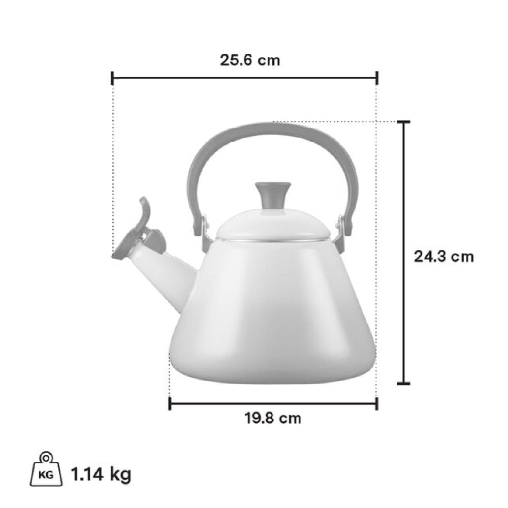 Le Creuset 1.6 Litre Kone Kettle, Flame