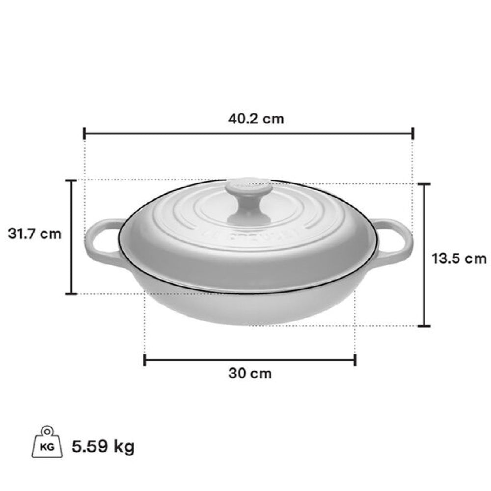 Le Creuset 3.5 Litre Braiser, Agave