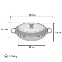 Le Creuset 3.5 Litre Braiser, Agave