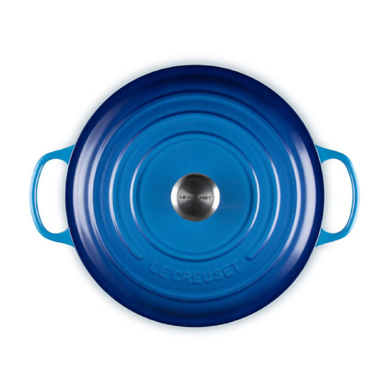 Le Creuset 6.2 Litre Shallow Round French Oven, Blueberry