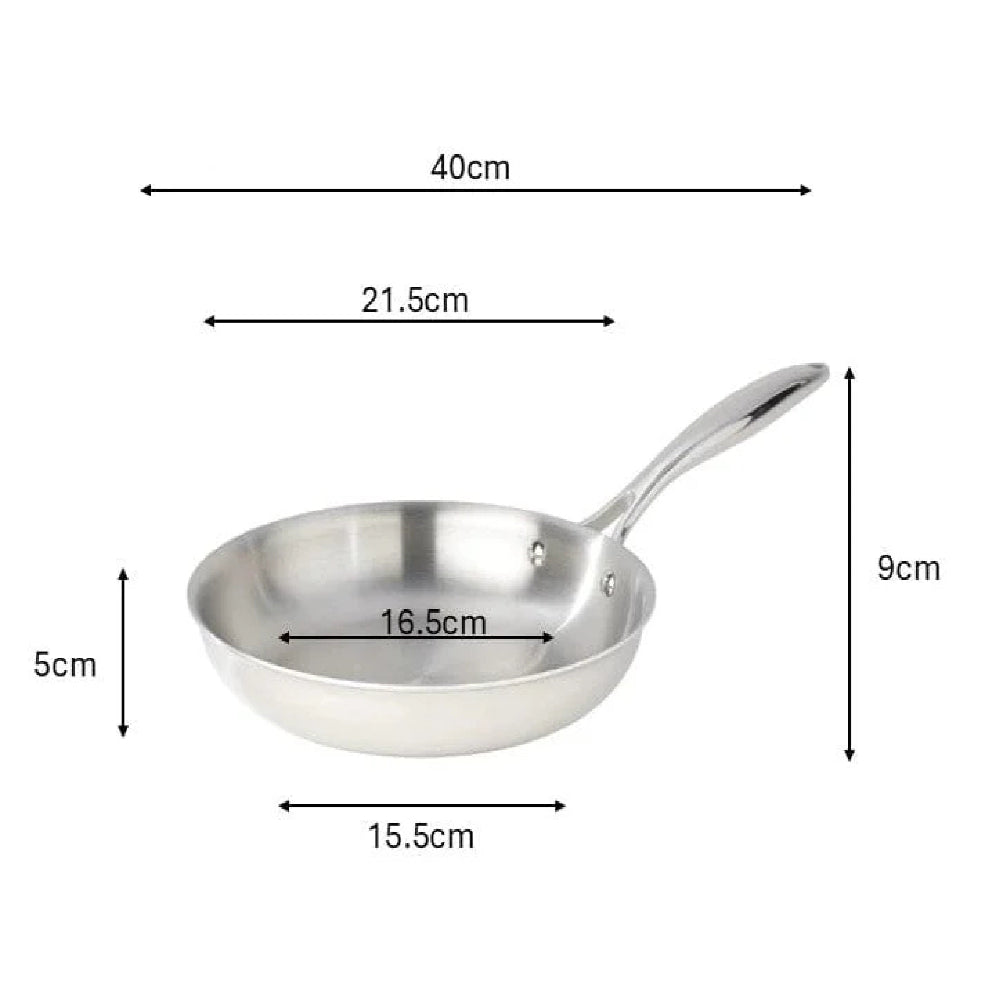 Meyer SuperSteel 8" Tri-Ply Fry Pan, Stainless Steel