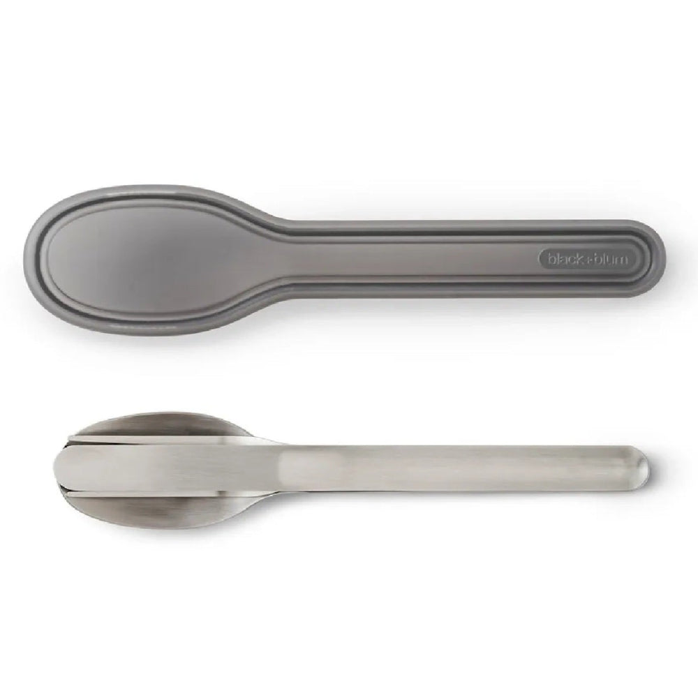 Black + Blum Travel Cutlery Set with Case, Stainless Steel