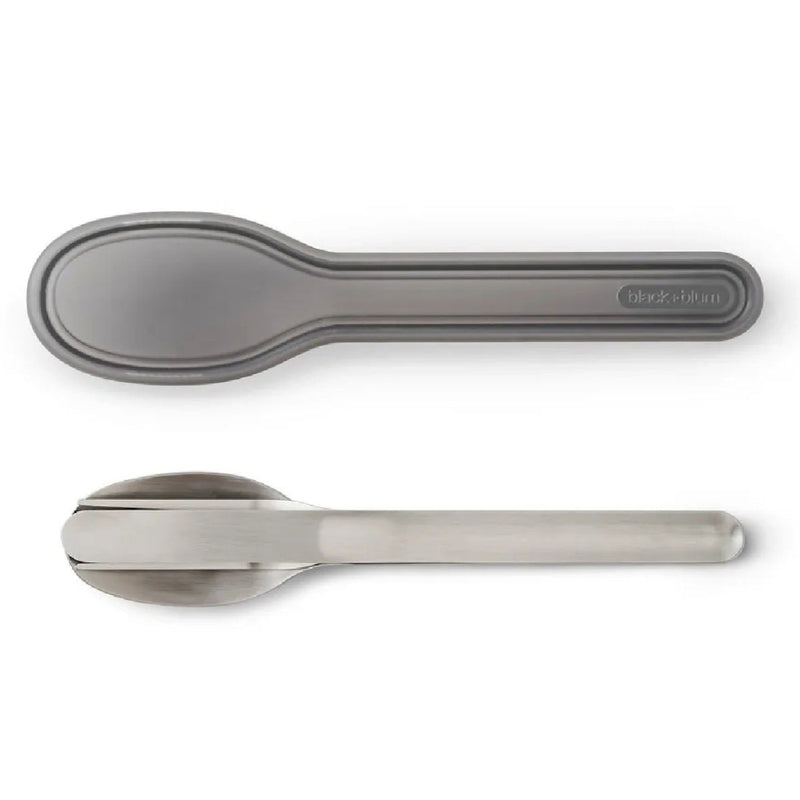 Black + Blum Travel Cutlery Set with Case, Stainless Steel