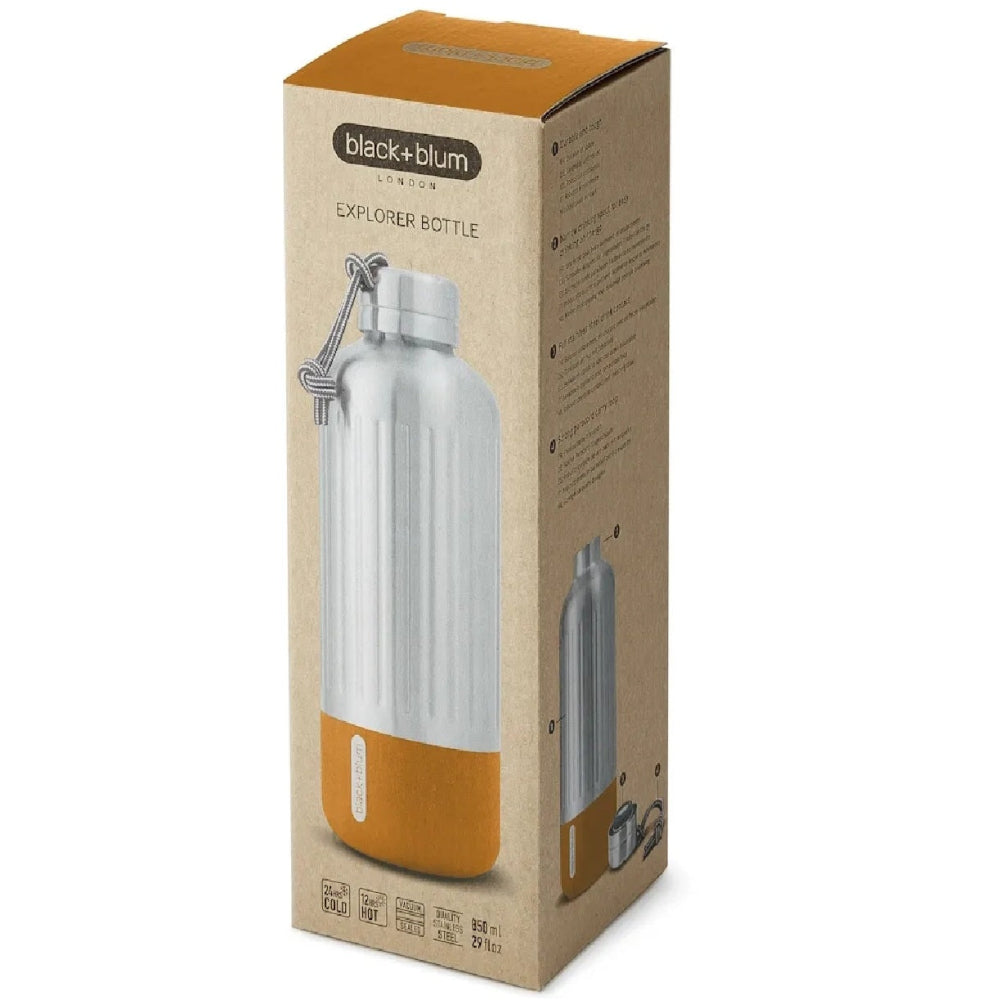 Black + Blum 850 ml Insulated Explorer Bottle, Orange