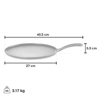 Le Creuset 27 cm Cast Iron Crepe Pan, Cherry