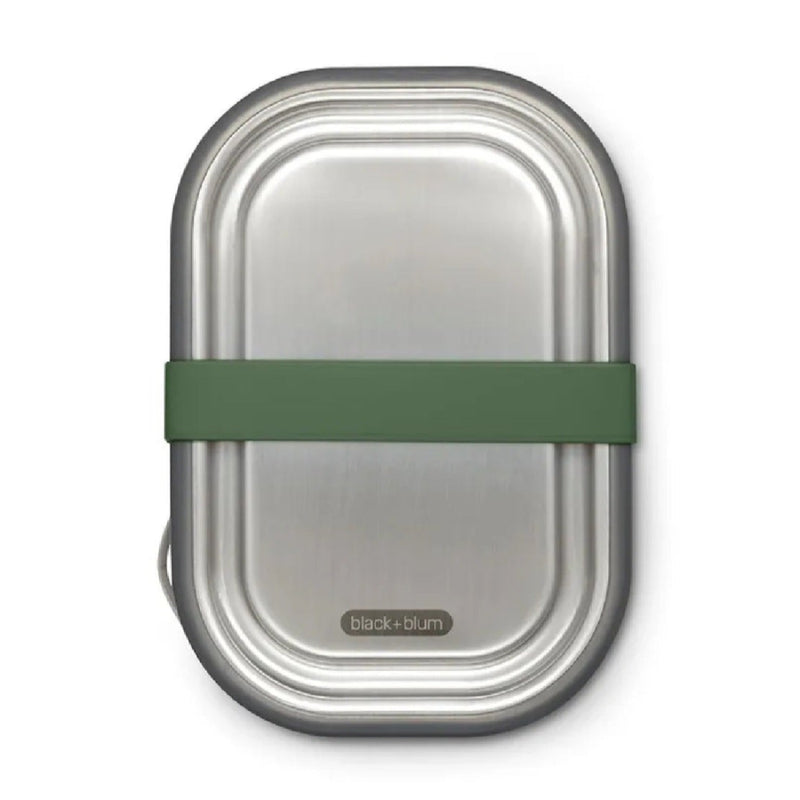 Black + Blum 1 Litre Lunch Box With Spoon, Olive