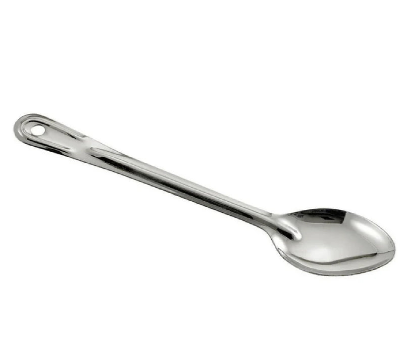 Winco 11" Solid Basting Spoon, Stainless Steel