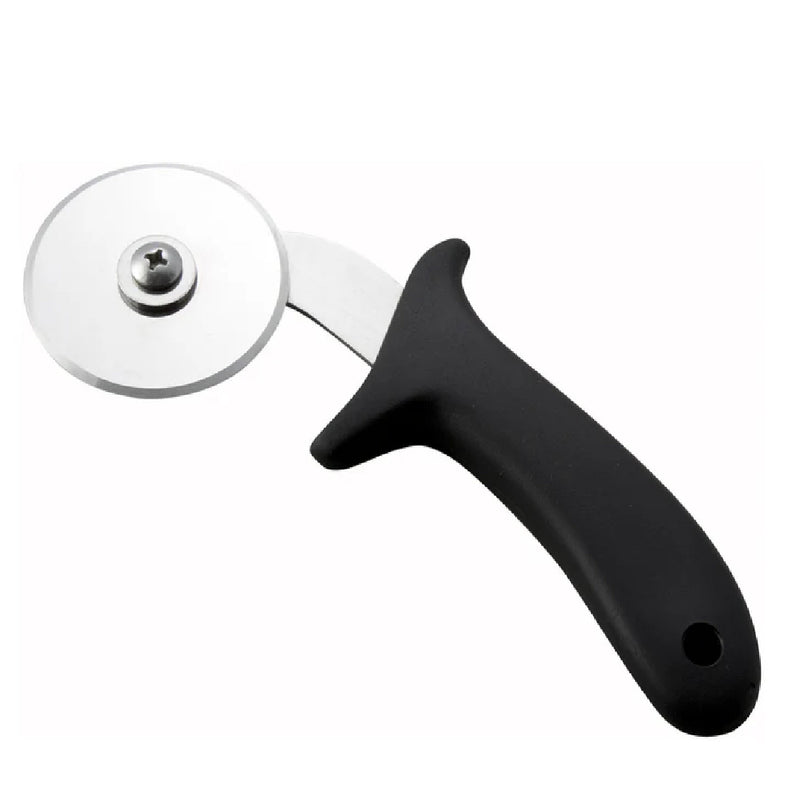 Winco 2.5" Pizza Cutter with Black Handle