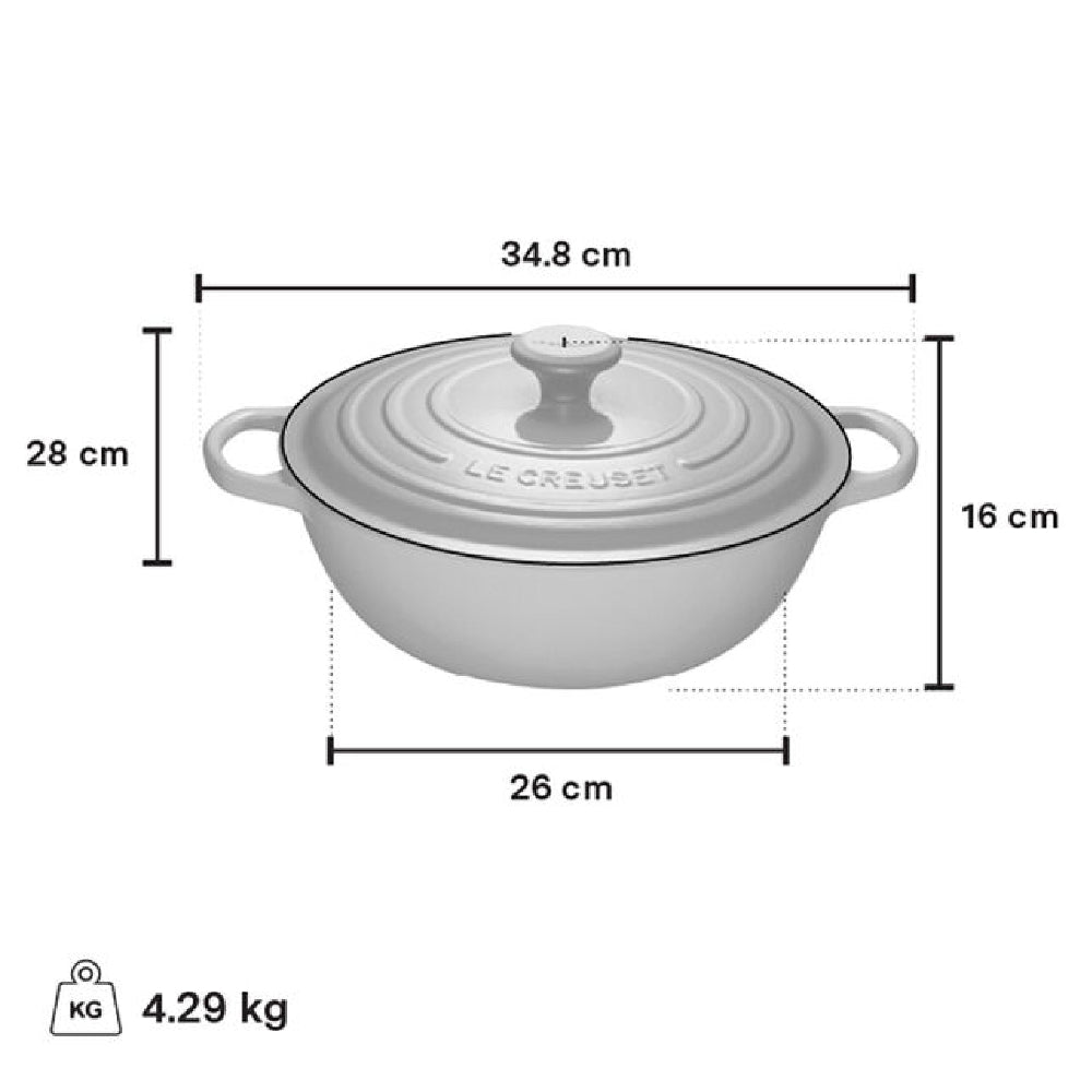 Le Creuset 4.1 Litre French Oven, Cherry