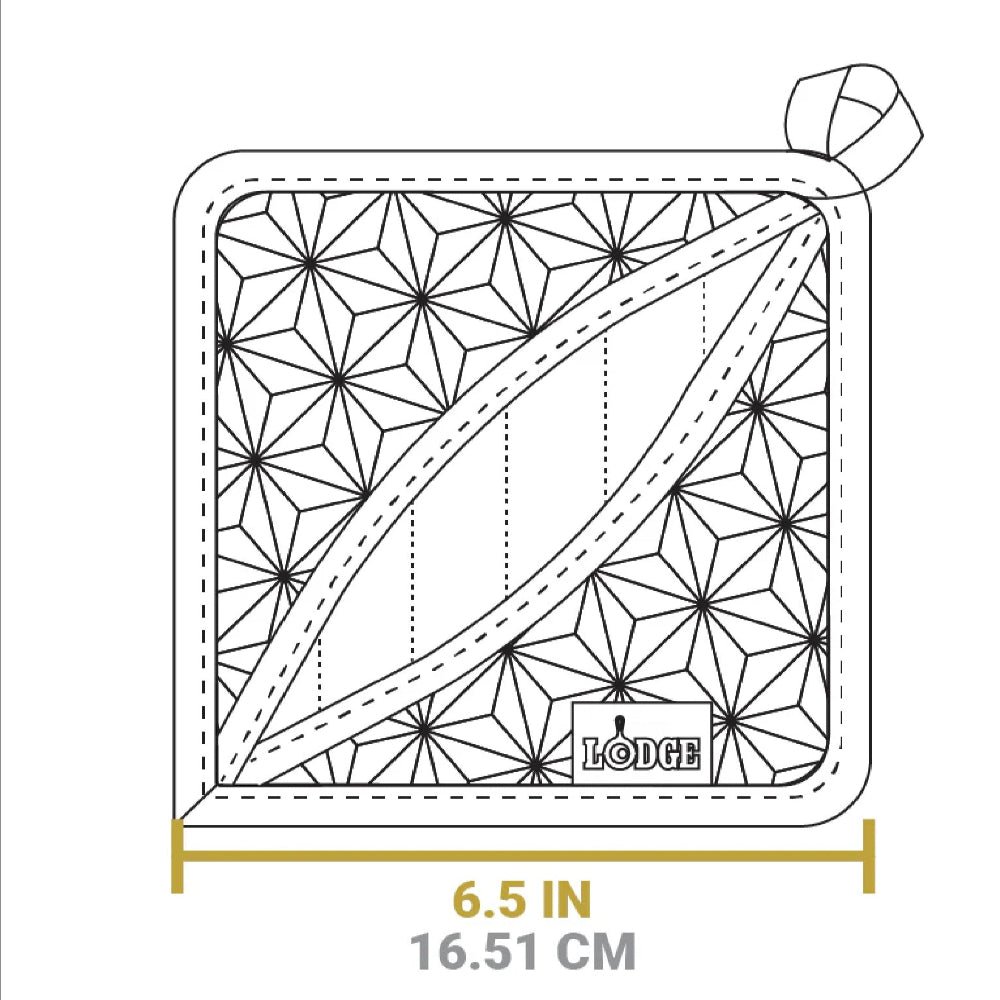 Lodge 6.5" x  6.5" Pot Holder, Silicone