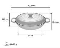 Le Creuset 3.5 Litre Braiser, Cotton