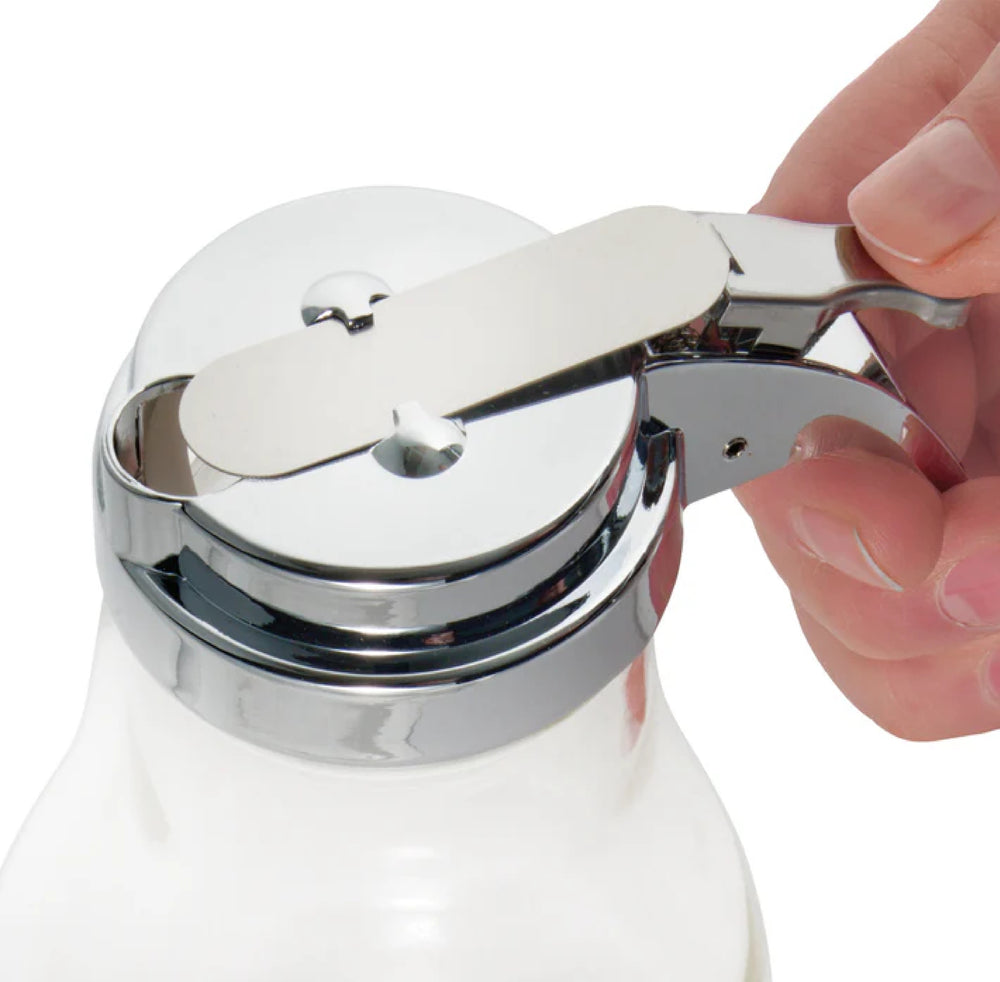 Winco 14 Oz Syrup Dispenser, glass