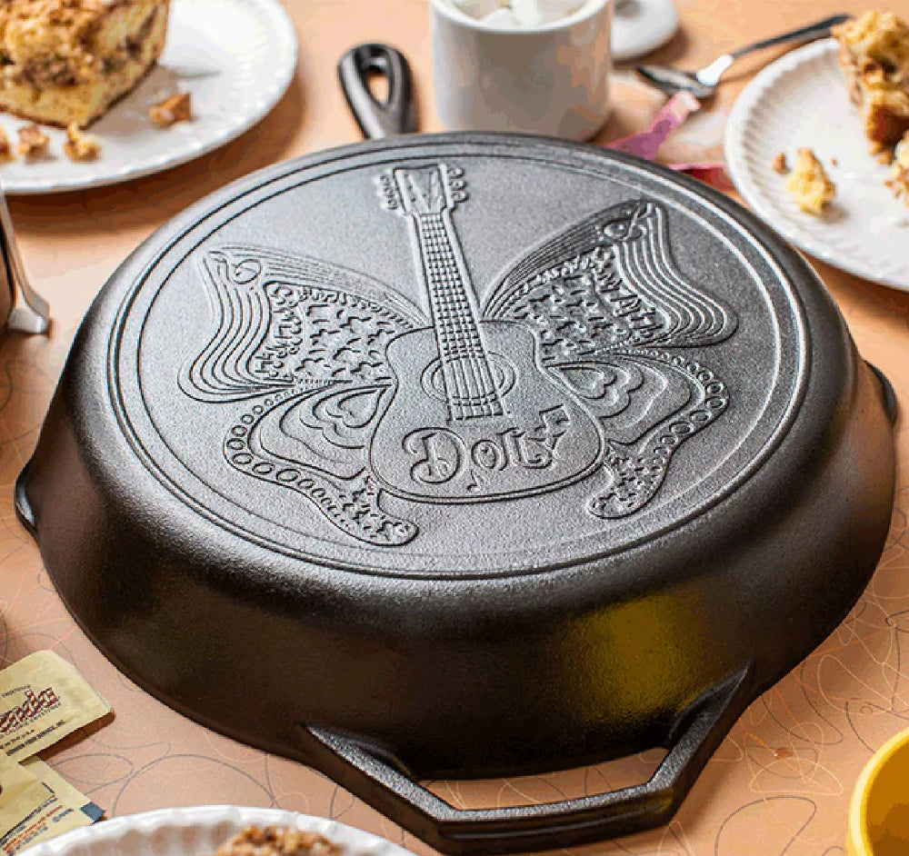 Lodge 12" Dolly Parton Skillet, Cast Iron