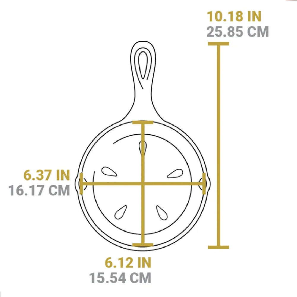 Lodge 6.5" Smoker Skillet, Cast Iron