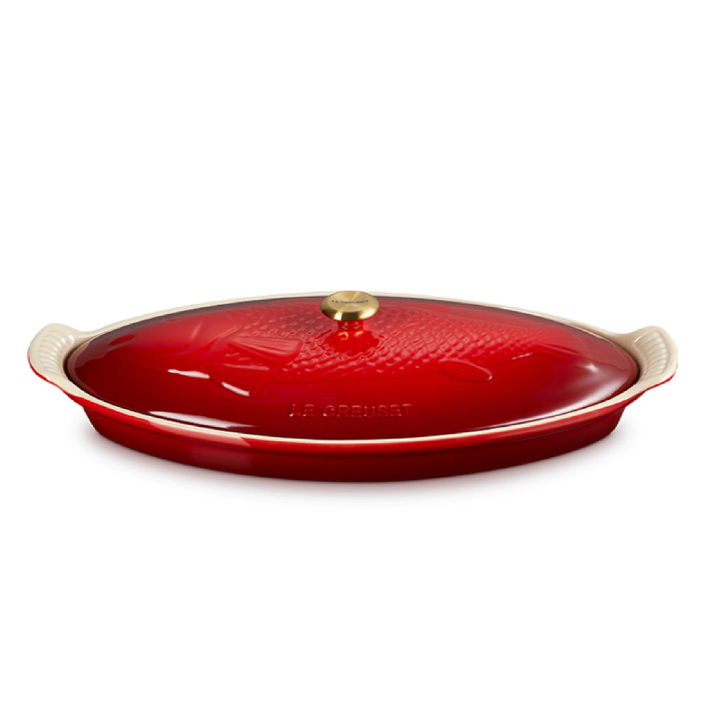 Le Creuset 1.6 Litre Fish Baker Dish, Cerise