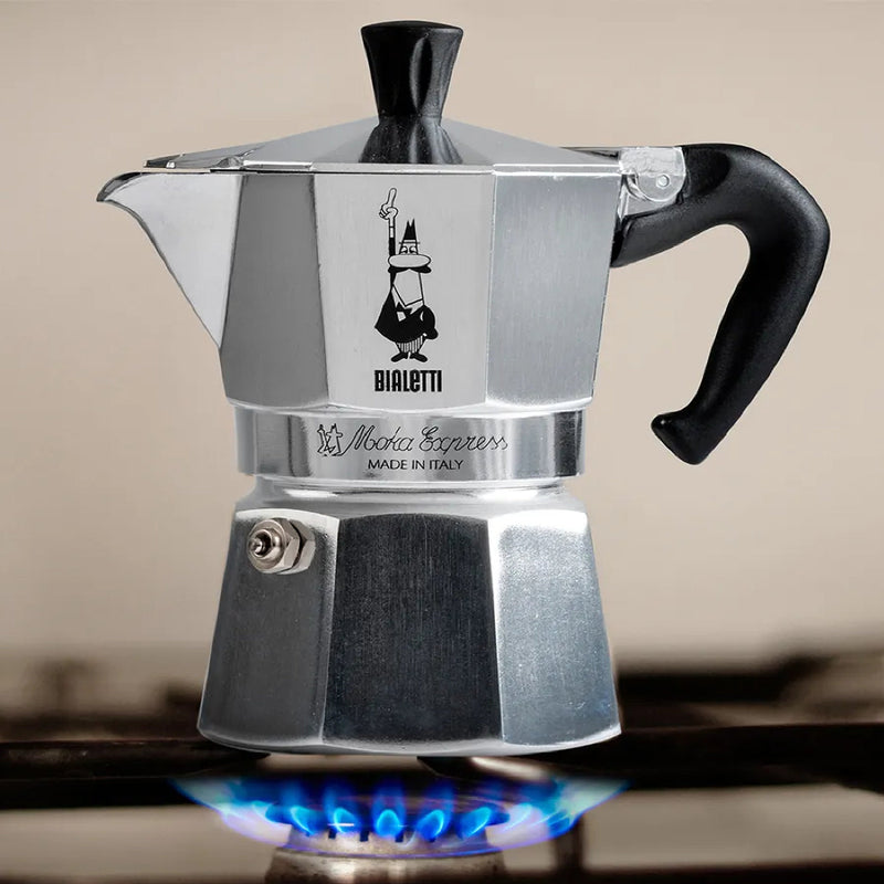 Bialetti Moka Express 1 Cup Stovetop Espresso Maker, Aluminum