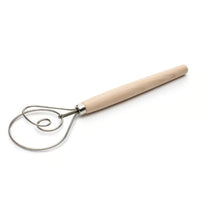 Fox Run 12.25" Dough Whisk, Wooden Handle
