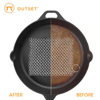 Outset 8" x 6" Chainmail Cast Iron Cleaner