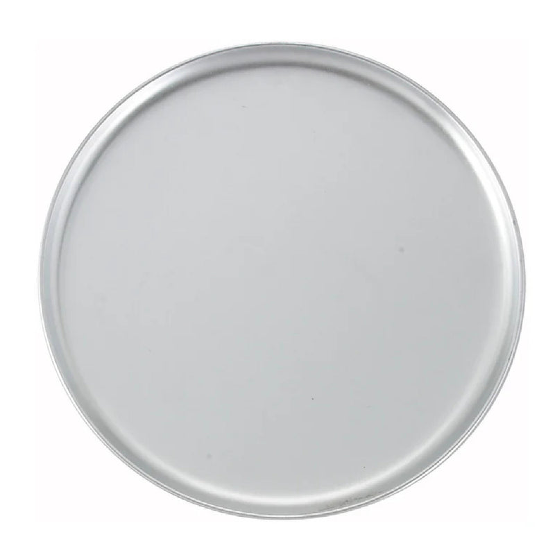 Winco 13" Round Coupe Pizza Pan, Aluminum