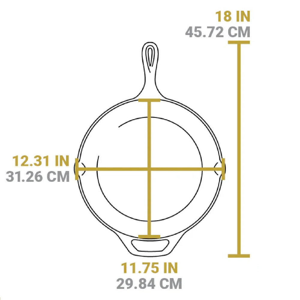 Lodge 12" Dolly Parton Skillet, Cast Iron
