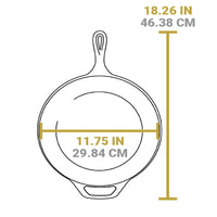 Lodge 12" Deep Skillet, Cast Iron