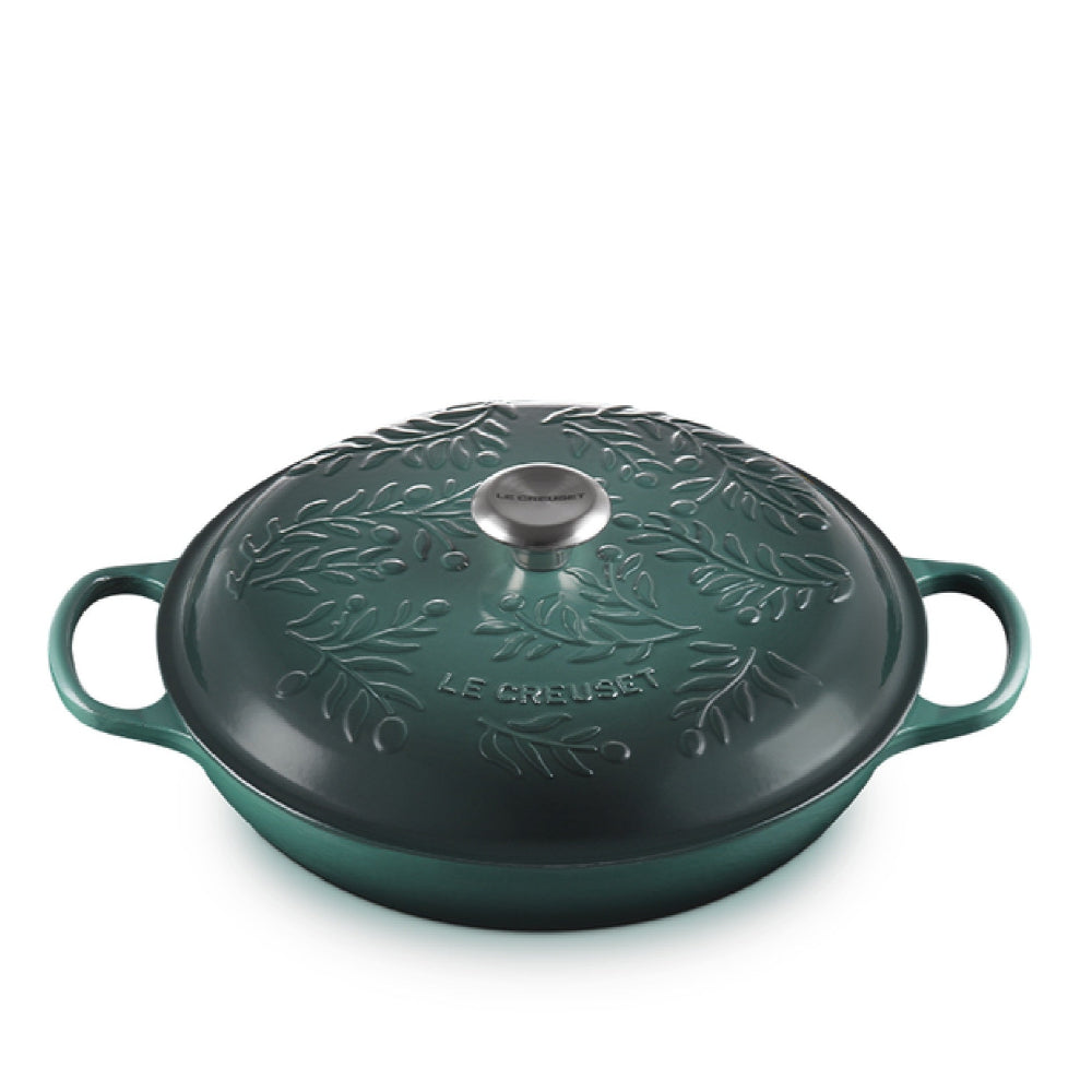 Le Creuset 3.5 Litre Olive Branch Braiser, Artichaut
