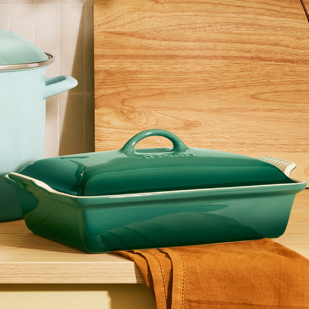 Le Creuset 3.8 Litre Rectangular Casserole, Artichaut
