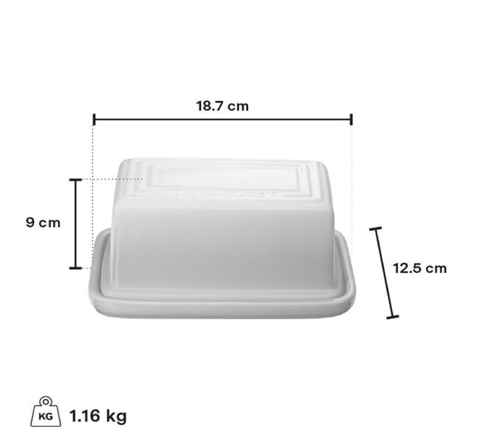 Le Creuset Butter Dish, Oyster