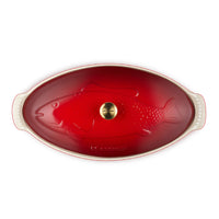 Le Creuset 1.6 Litre Fish Baker Dish, Cerise