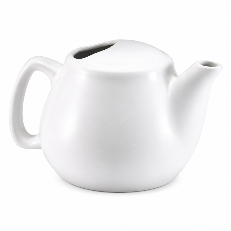 Browne 16 Oz Tea Pot, White
