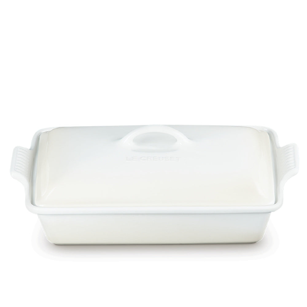 Le Creuset 3.8 Litre Rectangular Casserole, Meringue