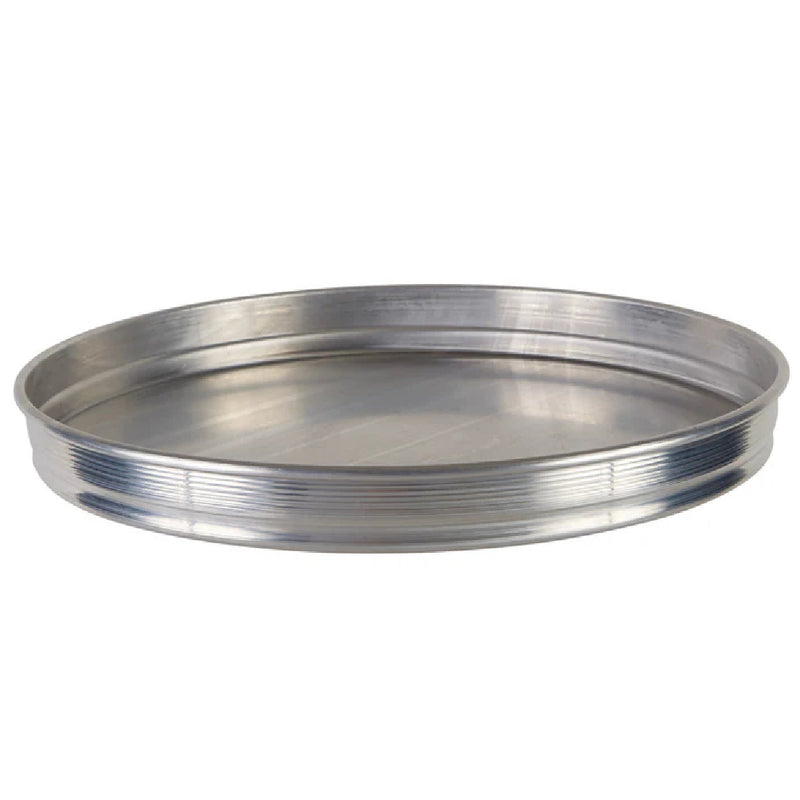 Winco 12" Stacking Aluminum Pizza Pan, 1.5" Deep