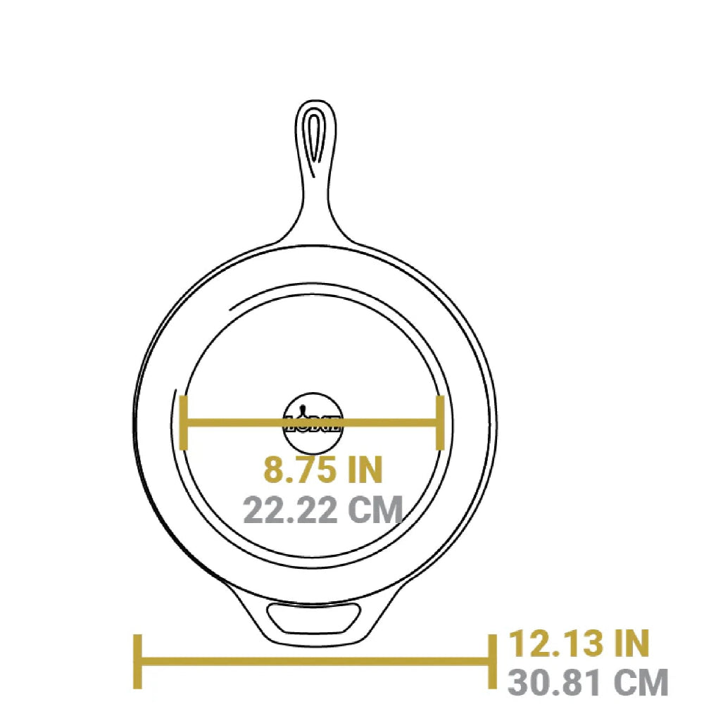 Lodge 12" Deep Skillet, Cast Iron
