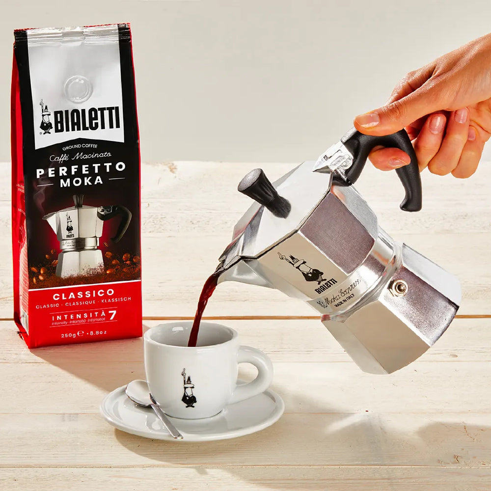 Bialetti Moka Express 3 Cup Stovetop Espresso Maker, Aluminum