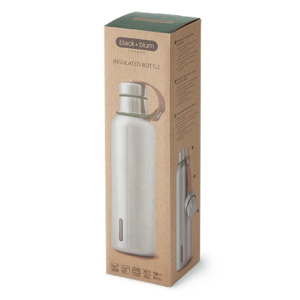 Black + Blum 750 ml Insulated Water Bottle, Olive