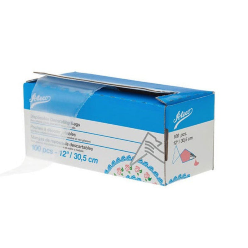 Ateco 21" Clear Disposable Pastry Bags, 100/Pack