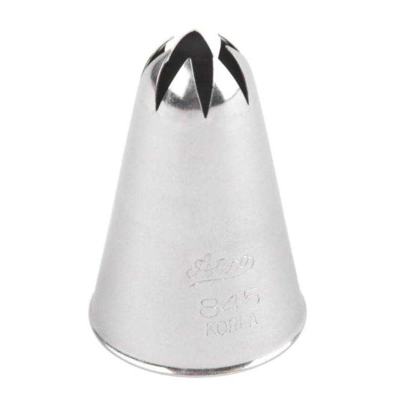 Ateco 7/16" Closed Star Piping Tip, Stainless Steel