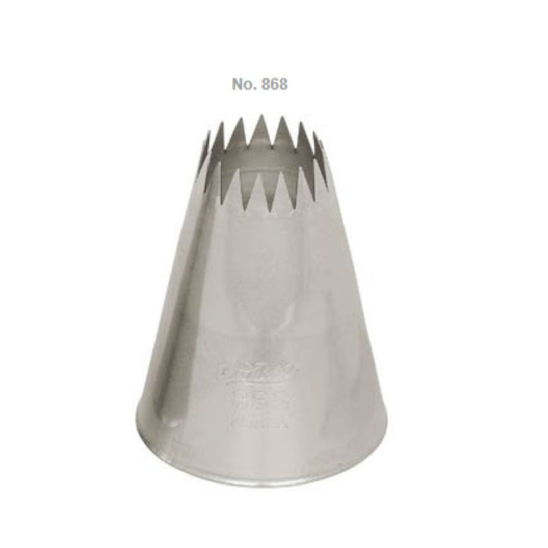 Ateco 1.1" Bismark Pastry Tube, Stainless Steel