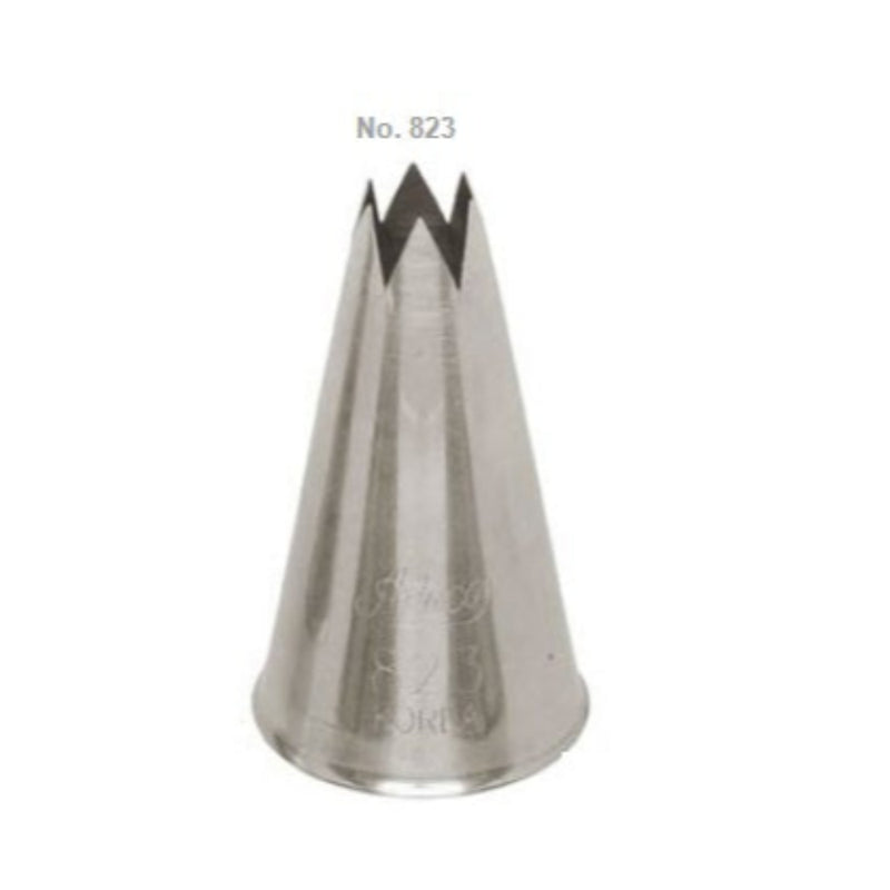 Ateco 5/16" Star Tip, Stainless Steel