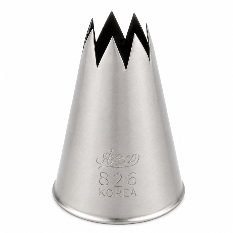 Ateco 1/2 Star Tip, Stainless Steel
