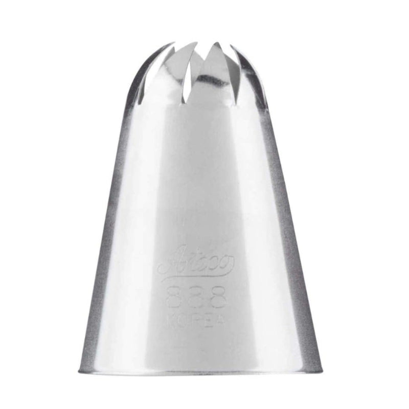 Ateco Star Piping Tip, Stainless Steel