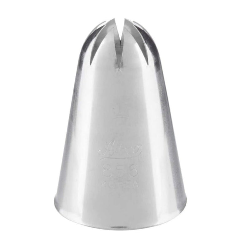 Ateco Deep Closed Star Pastry Tip, Stainless Steel