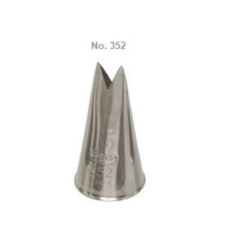 Ateco Leaf Pastry Tip, Stainless Steel