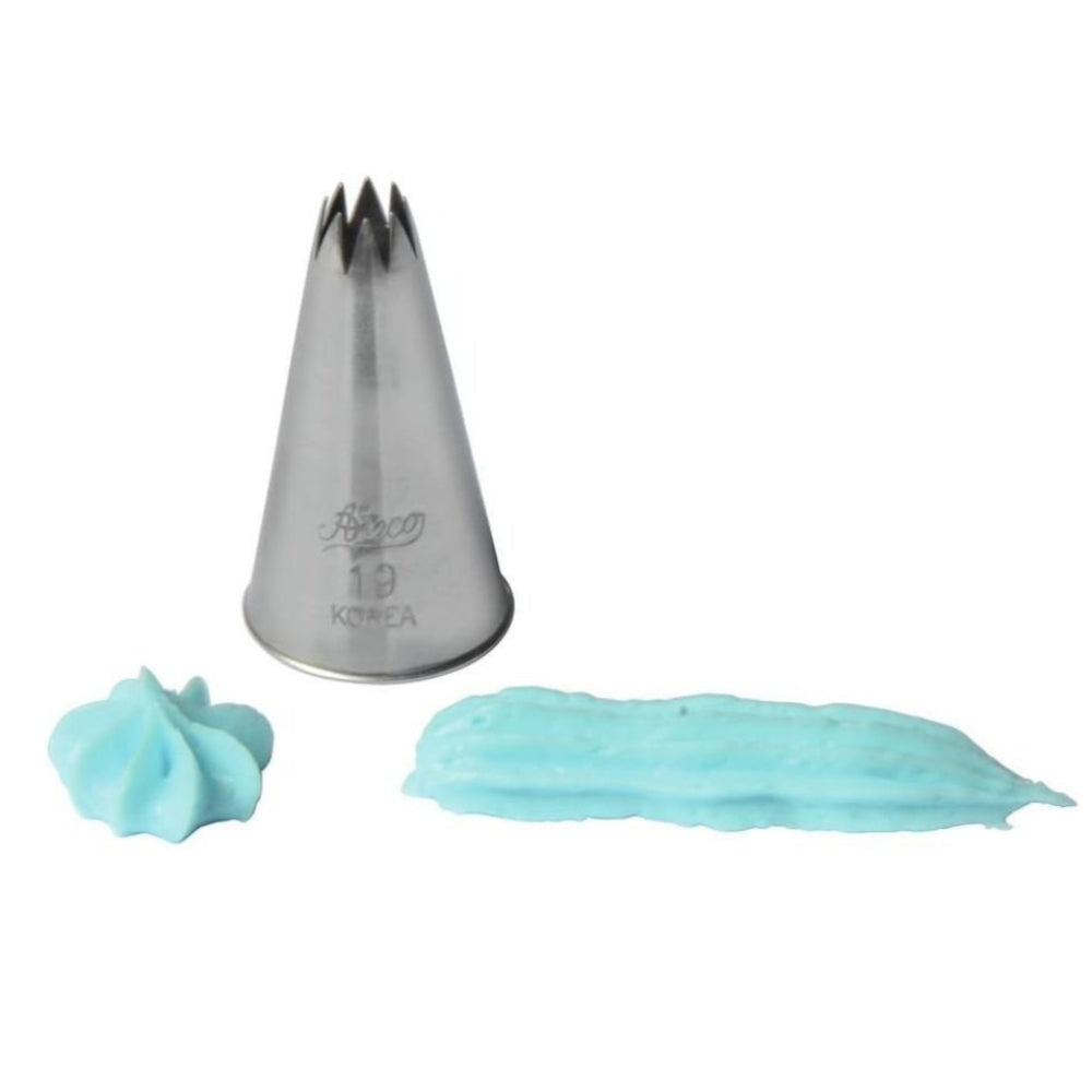 Ateco Flower Piping Tip, Stainless Steel
