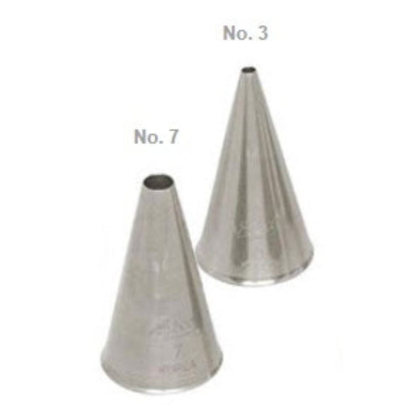 Ateco 0.07" Plain Piping Tip, Stainless Steel