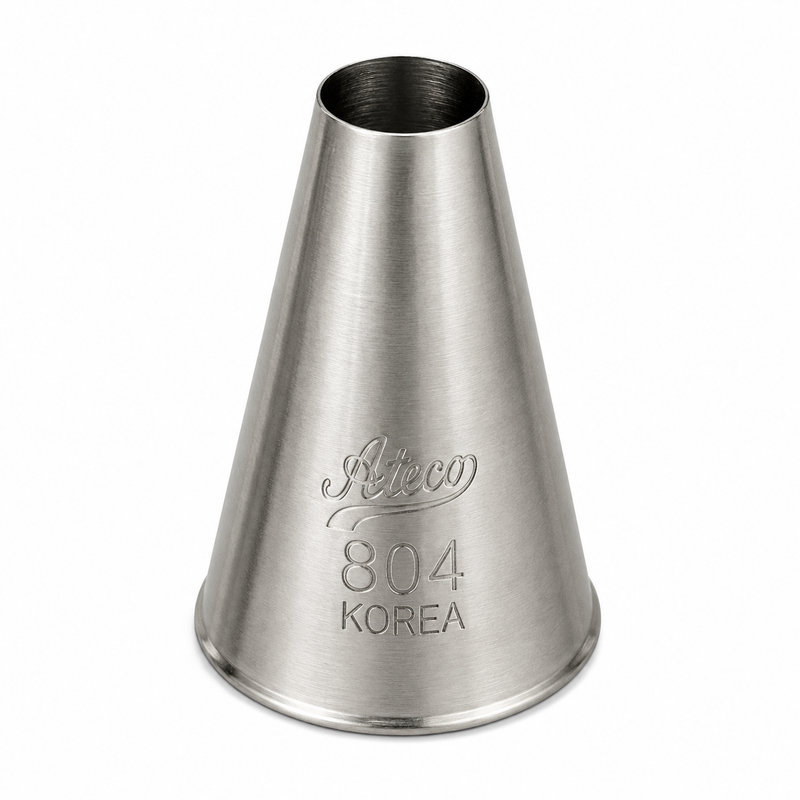 Ateco 3/8" Plain Tip, Stainless Steel
