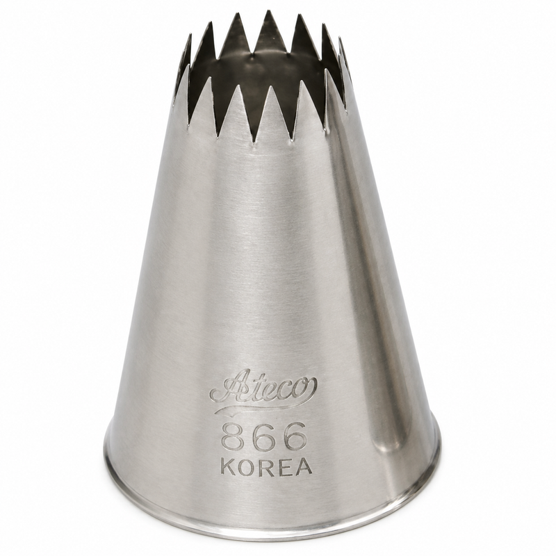 Ateco 1/2 French Tip, Stainless Steel