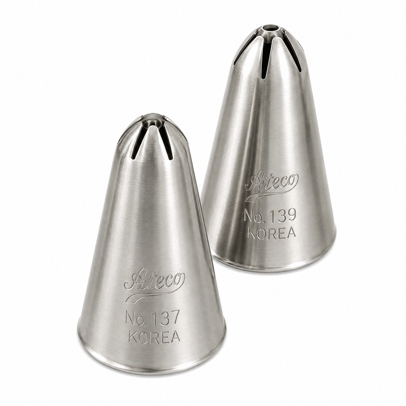 Ateco Drop Flower Pastry Tip, Stainless Steel
