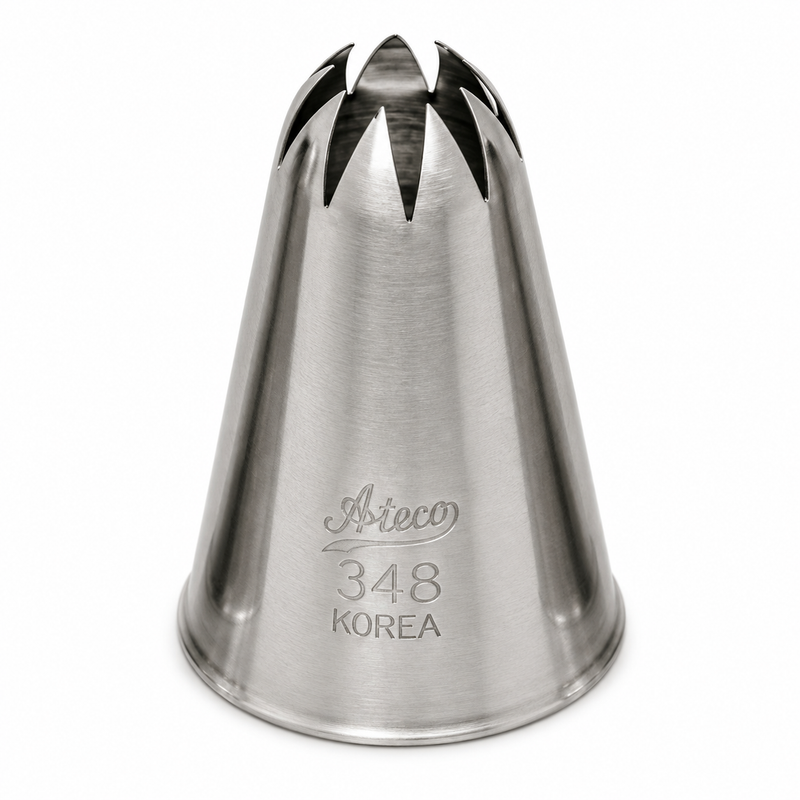 Ateco 5/8" Closed Star Piping Tip, Stainless Steel