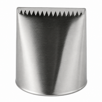 Ateco 1.85" Ribbon Pastry Tip, Stainless Steel
